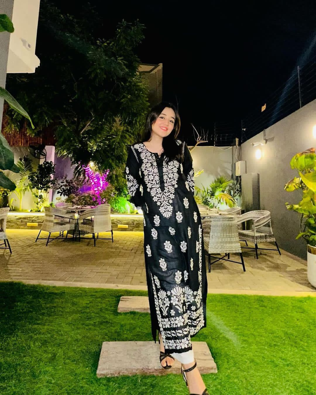 Indian Chicken Kari Embroidery Kurti